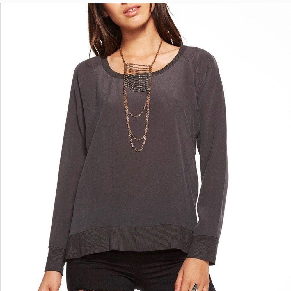 Chaser scoop neck NWT. 100% crepe silk